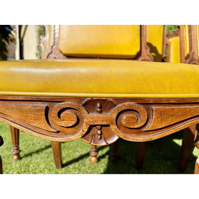 Napoleon III Walnut Chairs, 19th Century, Set of 9 For Sale - Image 9 of 18