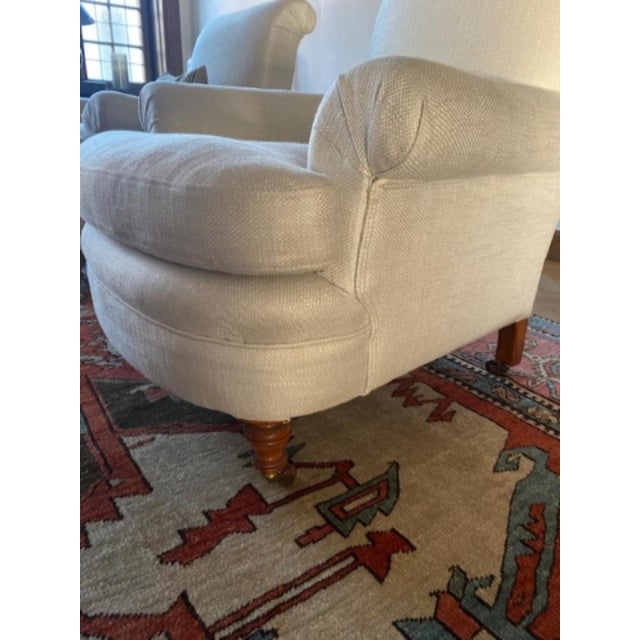 19th Century Edwardian Armchairs, 1890s, Set of 2 For Sale - Image 5 of 9