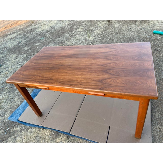Vintage Mid Century Modern Walnut Library Table by the Jasper Desk Company 1959 For Sale - Image 13 of 17