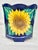 Vintage Mexican Sunflower Planter For Sale - Image 12 of 12