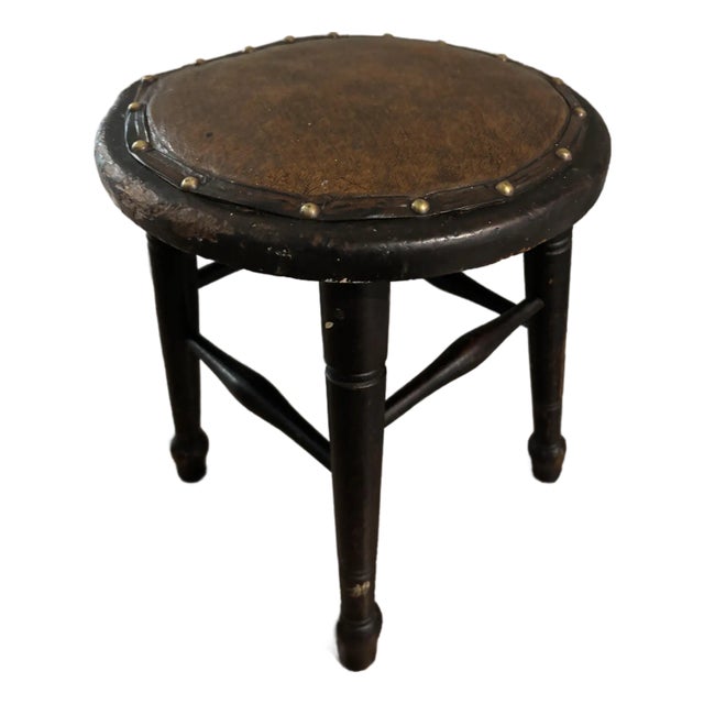 Antique English Stool For Sale