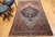 Textile Antique Persian Farahan Sarouk Rug, Hand-Knotted Wool, Floral Pattern, Ivory & Brick Red, 5x7 For Sale - Image 7 of 17