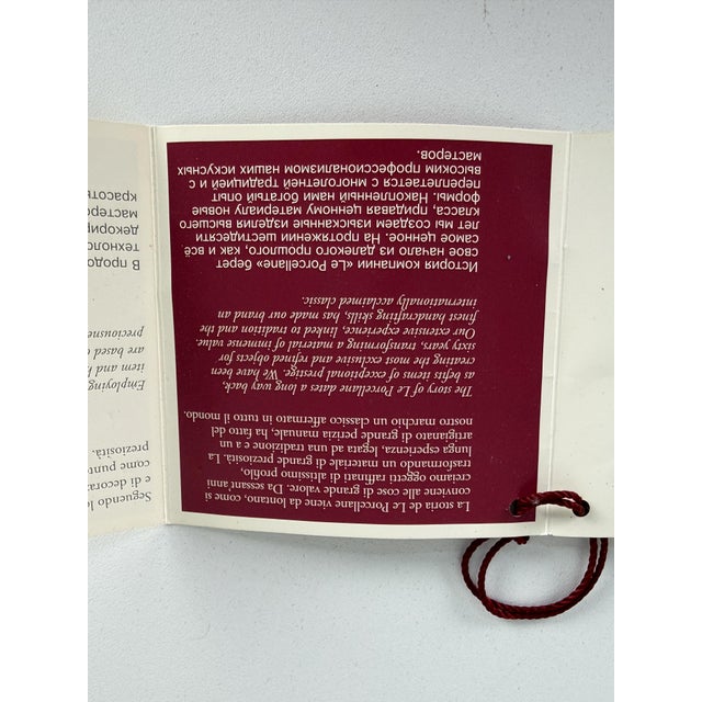 White Porcelain Objects with Platinum Finishes from Le Porcellane, 1990s, Set of 3 For Sale - Image 13 of 17