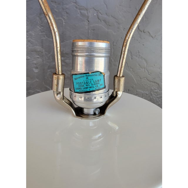 Laurel Lighting Chrome Table Lamp Mid-Century Modern Hollywood Regency For Sale In San Francisco - Image 6 of 9