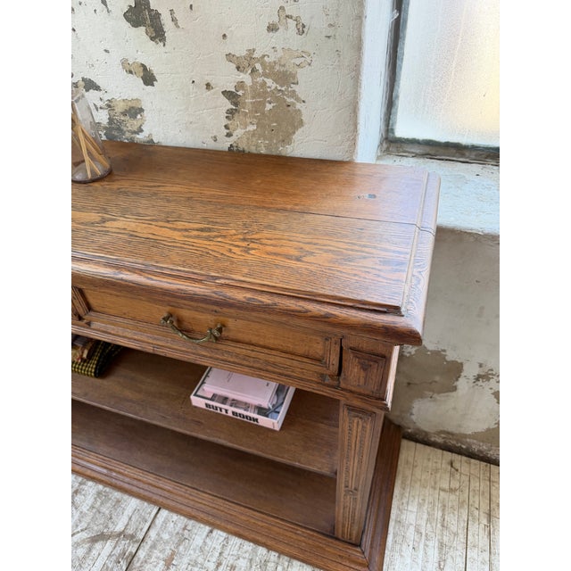 19th Century Oak Console Table For Sale - Image 17 of 18