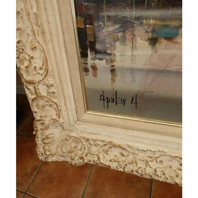 Jorge Aguilar-Agon, Seascape, 1982, Oil Painting on Canvas, Framed For Sale - Image 3 of 16