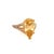 Traditional Natural Citrine Diamond Ring 6.5 14k Y Gold 4.79 TCW Certified For Sale - Image 3 of 18