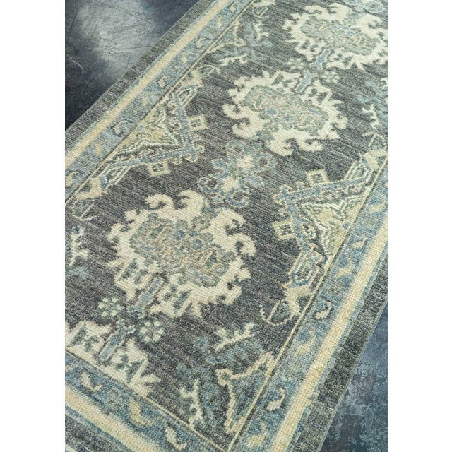 Textile Turkish Oushak Rug 2'10" x 18' #20243 For Sale - Image 7 of 8