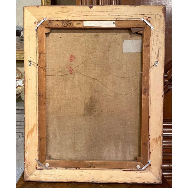 Early 20th Century Hungarian Framed Oil on Canvas Painting by Vilmos Nagy For Sale - Image 9 of 12