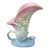 Vase Hull 1940s Art Pottery Wildflower Cornucopia Handled Book Piece Vase For Sale