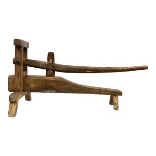 Late 19th Century Chinese Wooden Noodle Maker Frame/Noodle Press For Sale