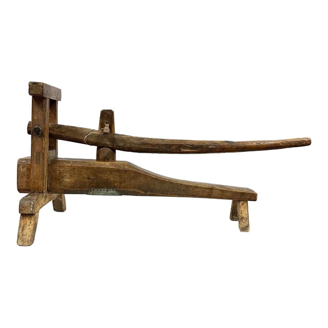 Late 19th Century Chinese Wooden Noodle Maker Frame/Noodle Press For Sale
