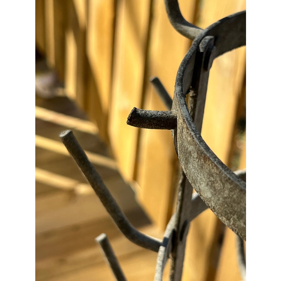 Antique French Zinc Wine Bottle Drying Rack Circa 1900 | Chairish