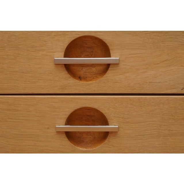 Johannes Hansen 1970s Danish Black Oak Cabinet by Hans Wegner for Johannes Hansen For Sale - Image 4 of 6