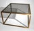 Late 20th Century Late 20th Century Willy Rizzo Style Italian Brass and Smoked Glass Coffee Table For Sale - Image 5 of 17