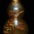 Yellow Mid 20th Century Hand-Painted Interior Glass Snuff Bottle, Gourd Shape, Qingming Riverside Scene, Asian Decor Accent For Sale - Image 8 of 9