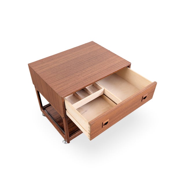 Mid-Century Side Table by Erik Brouer for Brouer Mobelfabrik, 1960s For Sale - Image 6 of 10