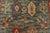 Blue Heriz Rug 3’9” X 5’9” Blue Wool Vintage Tribal Hand-Knotted Oriental Carpet For Sale - Image 8 of 12