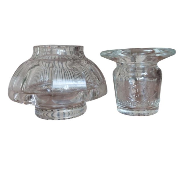 Antique Carved Wooden Inkwell with Glass Insert by Bear Brienz, 1880s-1910s For Sale - Image 9 of 16