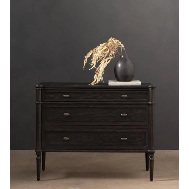 2020s Four Hands Toulouse Chest, Distressed Black For Sale - Image 5 of 12