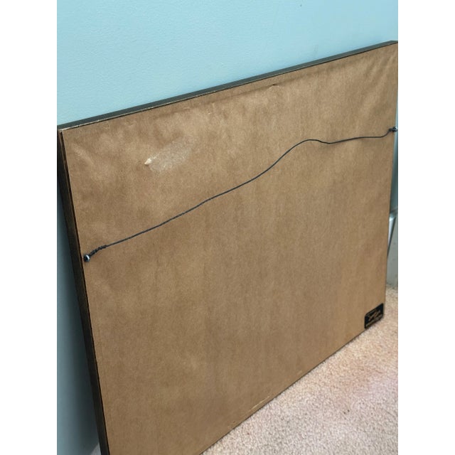 Jean Harris Framed Vintage Watercolor Painting For Sale - Image 9 of 9