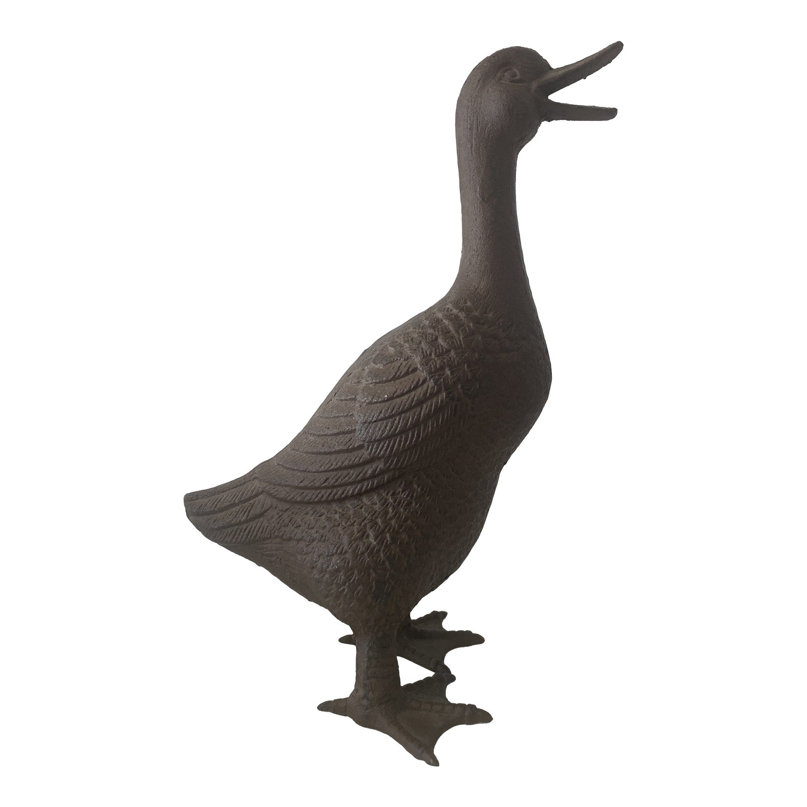 Cast Iron Duck Statue Chairish