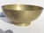 Beautifully scaled brass center bowl for fruits or a big catch-all for the hall. The brass has naturally aged to a soft...