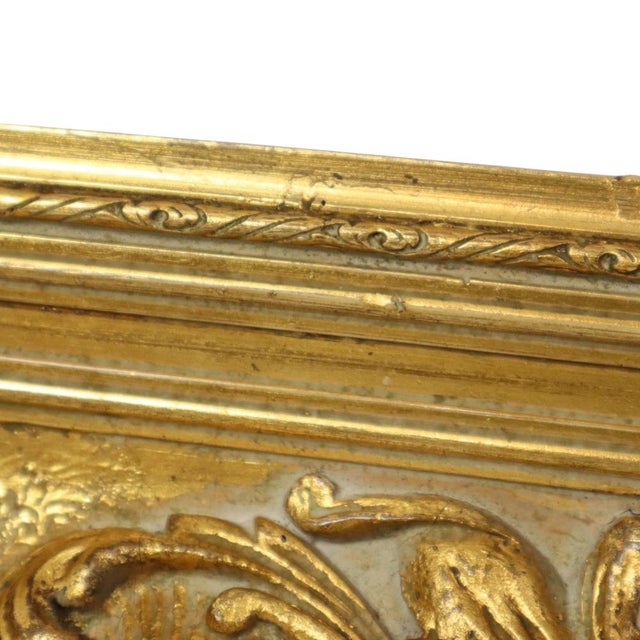 Large Vintage Baroque Gilded Frame For Sale - Image 16 of 18