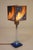 Rarest Chicago 1933 Worlds Fair "Saturn" Logo Streamline Art Deco Chrome Cobalt Glass Table "Hall of Science" Lamp Sublime Condition! For Sale - Image 4 of 16