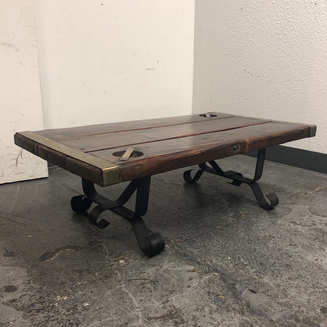 World War II Custom Liberty Ship Hatch Cover Coffee Table Chairish