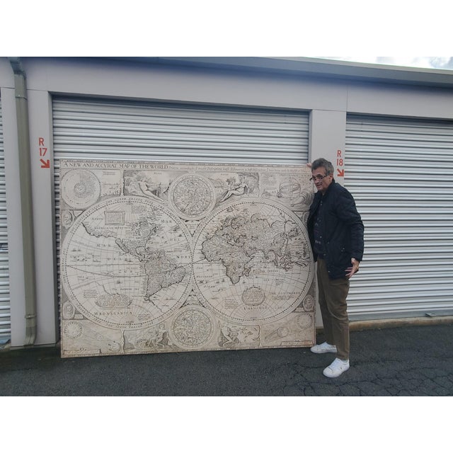 The original map that this piece was made from dates back to 1651. https://raremaps.com/gallery/detail/35276/a-new-and-...