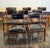 8 Teak & Black Danish Dining Chairs MCM Vintage For Sale - Image 6 of 12