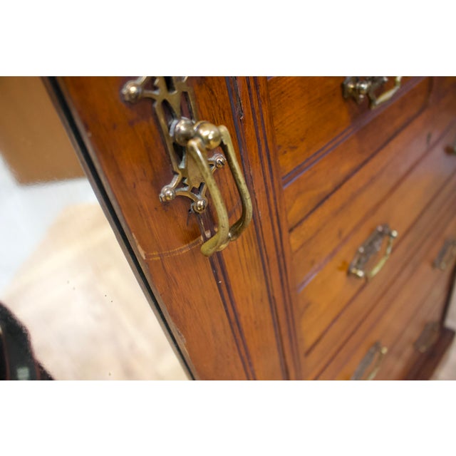 Antique Victorian Mahogany Compactum Combination Wardrobe, 1890s For Sale - Image 13 of 14