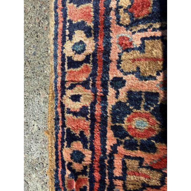 8ft 8in × 10ft 2in Floral Sarouk Hand Knotted Iranian Area Rug For Sale In San Francisco - Image 6 of 10