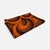 Dutch Pure Wool Throw Blanket in Orange and Brown Swirl from Aabe, 1970s For Sale - Image 10 of 12