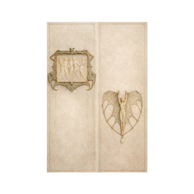 Large Art Nouveau Jewelry Study "Alabaster Oracle" – 40" X 60" Fine Art Print on Brushed Metal For Sale - Image 12 of 14