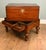 Gold Antique Portuguese Linen Trunk, 1800 For Sale - Image 8 of 9