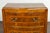 Italian 1800s Petite Walnut Three-Drawer Bow Front Chest with Banding For Sale - Image 9 of 12