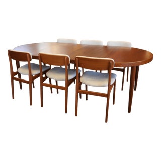 Vintage Dining Table in Veneered Teak with Double Extension Leaves from Skovmand & Andersen, 1960s For Sale