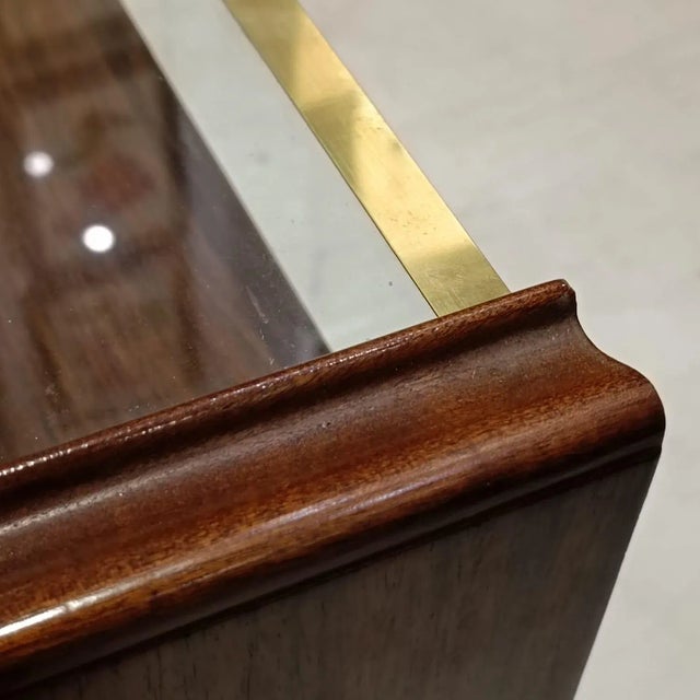 Wood Italian Nightstands, Set of 2 For Sale - Image 7 of 8