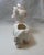 Mid 20th Century Mid Century Ceramic Baby Donkey Planter Pink & White Spaghetti Detail For Sale - Image 5 of 10