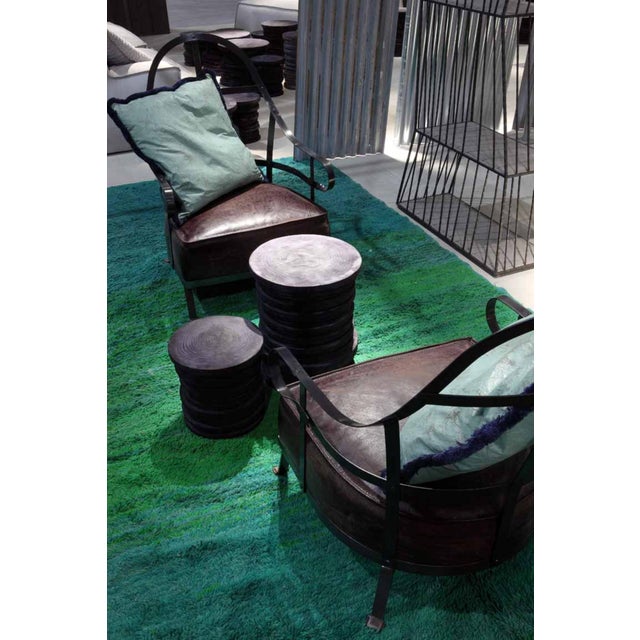 Contemporary Moroccan Handmade Berber Rug in Wool, 1995 For Sale - Image 3 of 13