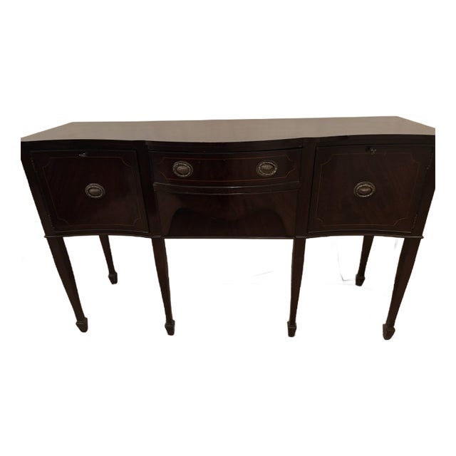 Vintage Mahogany English Server For Sale