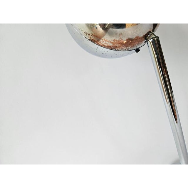 1970s Vintage Space Age Telescopic Table Eyeball Clock by Christian Koban, 1977 For Sale - Image 5 of 13