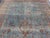 Early 20th Century Blue Background Antique Persian Mohajerah Rug With Salmon, Blue, Green, and Red For Sale - Image 5 of 15