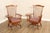 High Quality American Made Vintage Pair of Maple Desk Armchairs, Each with Right-Handed Writing Surface and Storage Drawer...