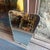 1930s Gio Ponti Style Art Deco Etched Glass and Brass Italian Wall Mirror For Sale - Image 10 of 12