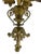 Antique French Brass Lilly Five Arm Candelabra For Sale In Houston - Image 6 of 10