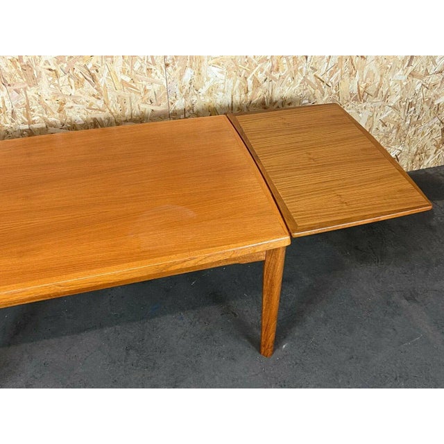Brown Mid-Century Teak Coffee Table, Denmark, 1960s For Sale - Image 8 of 11