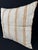 Turkish Hemp Pillow Cushion Natural Beige Rust Pillow Cushion Cover 24"x24" For Sale - Image 4 of 4